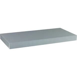 SREBRNA SZARA PÓŁKA NAŚCIENNA WISZĄCA VOLATO 80 CM - Półki do salonu - miniaturka - grafika 1