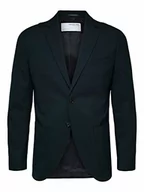 Marynarki męskie - SELECTED HOMME BLACK Męska marynarka Slhslim-Jackbill Dark Green BLZ B Noos Blazer, ciemnozielony, 90 - miniaturka - grafika 1