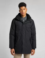 Kurtki męskie - Lee Essential Parka Męska Kurtka Zimowa Black L88Cod01-M - miniaturka - grafika 1