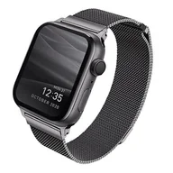 Akcesoria do zegarków - Uniq Bransoleta Dante do Apple Watch graphite - miniaturka - grafika 1