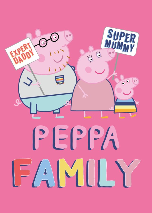 Koc polarowy Świnka Peppa, FAMILY 4015 100x140cm