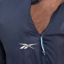 Reebok Spodnie Dresowe Męskie R. S Granatowe Lekko Ocieplane