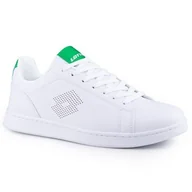 Trampki męskie - Buty, trampki męskie sportowe Lotto Burgas White/Green - miniaturka - grafika 1