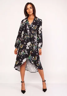 Asymetryczna sukienka, SUK161 ptaki - Sukienki Asymetryczna sukienka, SUK161 ptaki - Sukienki - miniaturka - grafika 1