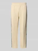 Spodnie sportowe męskie - Spodnie dresowe o kroju regular fit z elastycznym pasem Model 'RIBER' - miniaturka - grafika 1