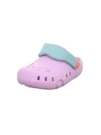 Kapcie damskie - Superfit Dziewczęce Splash C kapcie, Fioletowy, jasnozielony 8500, 32 EU szeroki - miniaturka - grafika 1