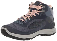 Buty trekkingowe damskie - KEEN Damskie buty trekkingowe Terradora Flex Mid, Vintage indygo Peachy Keen, 41 EU - miniaturka - grafika 1