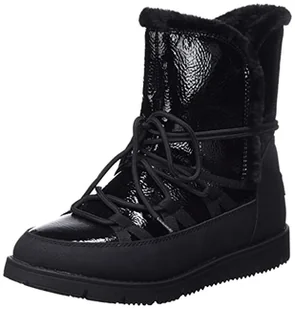 Tom Tailor Damskie sztyblety 4293106, czarne, 40 UE - Botki damskie - miniaturka - grafika 1
