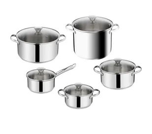 Tefal Daily Cook H054AS55 Indukcja Stal nierdzewna 10 elementów - Garnki - miniaturka - grafika 1