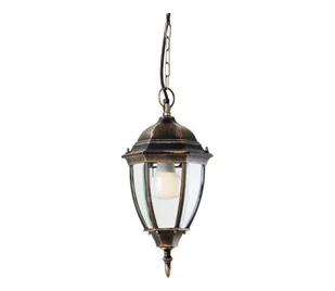 Redo 9607 - Lampa wisząca zewnętrzna na łańcuchu SEVILLA 1xE27/42W/230V IP44 złota/patyna - Lampy ogrodowe - miniaturka - grafika 1