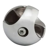 Inne mocowania - Złącze dwukierunkowe lewe Ø25 chrom - miniaturka - grafika 1