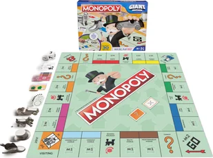 SPINMASTER GAMES SPINMASTER GAMES board game Giant Monopoly, 6068016 - Gry planszowe - miniaturka - grafika 1