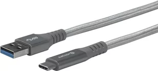 eSTUFF USB-C - A Cable 1m Grey - Kable - miniaturka - grafika 1