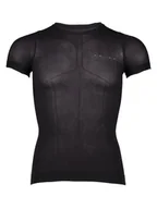 Bielizna sportowa męska - Falke Podkoszulek funkcyjny "Maglietta" w kolorze czarnym - miniaturka - grafika 1