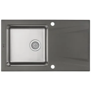 Deante ZLEW.PRIME ANTRACYT METALIK GRANITO-STAL 860X500X220 ZSR_T113 - Zlewozmywaki - miniaturka - grafika 1