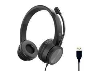 Conceptronic POLONA05B słuchawki/USB Typu-A Czarny - Słuchawki - miniaturka - grafika 1
