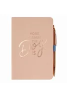 Pedagogika i dydaktyka - Notes 11x16,5cm z długopisem Rose Gold - miniaturka - grafika 1