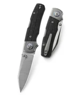 Scyzoryki - Bestech TONIC M390, Satin, Tytan+Wkładka z marmurowego włókna węglowego, Szary BT2204D - miniaturka - grafika 1