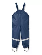 Spodnie i spodenki dla chłopców - Playshoes Unisex Dziecięce Spodnie Przeciwdeszczowe, Spodnie z Podszewką Tekstylną, Spodnie Przeciwdeszczowe, Niebieskie, 80 cm - miniaturka - grafika 1