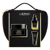 Zestawy kosmetyków damskich - Zestaw Lierac Premium, krem jedwabisty, 50 ml + serum odmładzające, 13 ml + krem pod oczy, 5 ml + kosmetyczka w prezencie - miniaturka - grafika 1