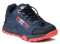 Buty dla chłopców - Buty dziecięce chłopięce sportowe BIG STAR granatowe II374057-28 - miniaturka - grafika 1