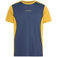 Koszulki sportowe męskie - Koszulka męska La Sportiva Tracer T-Shirt M Rozmiar: XL / Kolor: niebieski/żółty - miniaturka - grafika 1