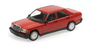 Samochody i pojazdy dla dzieci - Minichamps Mercedes Benz 190E (W201)  1982 Red 1:18 155037000 - miniaturka - grafika 1