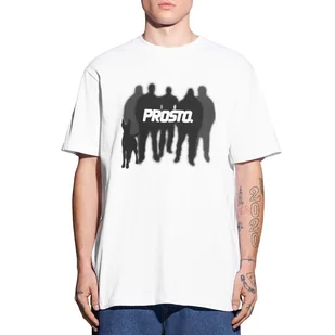 Koszulka Prosto Homies KL242MTEE1151 - biała - Koszulki męskie - miniaturka - grafika 1