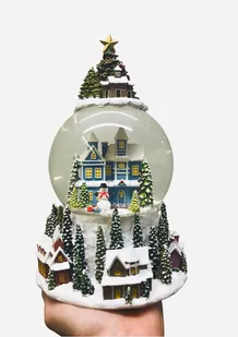 Pozytywka Kula Dom I Choinki - Karuzele dla niemowląt Pozytywka Kula Dom I Choinki - Karuzele dla niemowląt - miniaturka - grafika 1