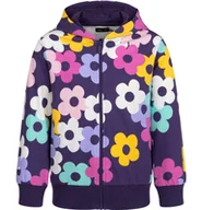 Bluzy dla dziewczynek - Rozpinana bluza dla dziewczynki, z motywem kwiatowym, kolorowa 3-8 lat - miniaturka - grafika 1