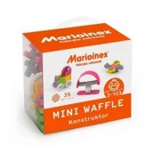 Klocki - MARIOINEX Klocki waffle mini 35 sztuk dziewczynka - miniaturka - grafika 1