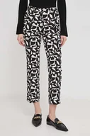 Spodnie damskie - Sisley spodnie damskie proste medium waist - miniaturka - grafika 1