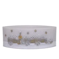 Świeczniki - Lampion łezka Christmas City jasny popiel - miniaturka - grafika 1