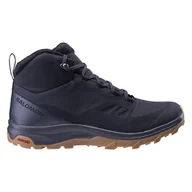 Buty zimowe męskie - Męskie Buty zimowe SALOMON OUTSNAP CSWP BLACK/EBONY/GUM1A L40922000 – Czarny - miniaturka - grafika 1