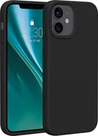 Etui i futerały do telefonów - Etteri Nakładka Etteri Silicone Case do iPhone 12 / 12 Pro 6,1" czarna - miniaturka - grafika 1