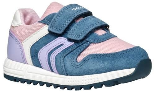 Geox B ALBEN Girl A, buty dziecięce, Avio/Pink, 21 EU, Kolor różowy, 21 EU