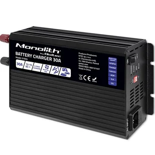 Qoltec Inteligentna profesjonalna ładowarka Monolith do akumulatorów LiFePO4 AGM GEL SLA | 30A | 12V - Prostowniki samochodowe - miniaturka - grafika 1
