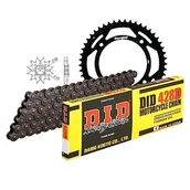 Części motocyklowe - Zestaw łańcuchów DID stal 428D / 124 zapięcie na klips do KTM SX, Husqvarna TC 85 ccm rok prod. 2018-2020 - miniaturka - grafika 1