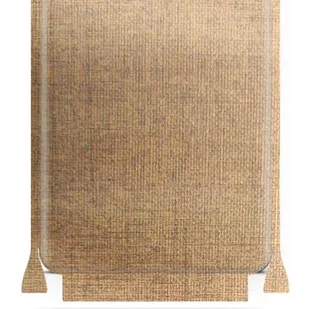 folia naklejka skórka strukturalna na TYŁ+BOKI do Apple iPad Pro 11 (2021) - Tkanina Denim Beżowy - apgo SKINS - Akcesoria do tabletów i e-booków - miniaturka - grafika 1
