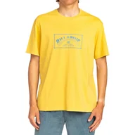 Koszulki męskie - Męska Koszulka z krótkim rękawem BILLABONG ARCH TEES EBYZT00100-YHL0 – Żółty - miniaturka - grafika 1