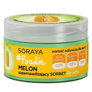 Soraya FOODIE MELON NAWILŻAJĄCY SORBET DO CIAŁA 200 ML Zakupy dla domu i biura! 58216466 - Pielęgnacja stóp - miniaturka - grafika 2