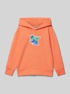 Swetry dla chłopców - Bluza o kroju regular fit z mieszanki bawełny z kapturem i nadrukiem 3D - miniaturka - grafika 1