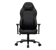 Fotele gamingowe - Ultradesk OVERLORD Gamingowy do 150kg Tkanina Czarny - miniaturka - grafika 1