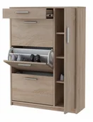 Szafki na buty - Szafka na buty LOCO-MALTA 3 SM, sonoma, 90x28x125 cm - miniaturka - grafika 1