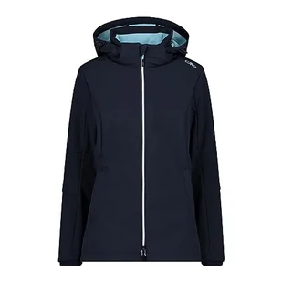 CMP damska kurtka Softshell z odpinanym kapturem, B.Blue-Anice, 50 - Kurtki damskie - miniaturka - grafika 1