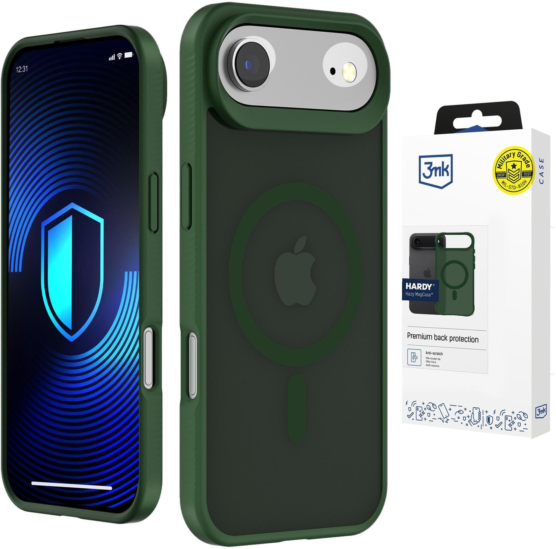 3MK Apple iPhone Air - 3mk Hardy Hazy MagCase Green
