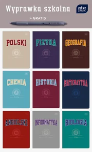 Interdruk Zeszyty tematyczne ze ściągą komplet hybrydowe 9sztuk - Zeszyty szkolne - miniaturka - grafika 1