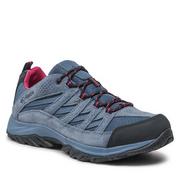 Buty trekkingowe damskie - Trekkingi Columbia Crestwood BL4595 Zinc/Dark Fuchsia 492 - miniaturka - grafika 1