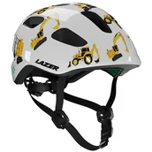 Kaski rowerowe - LAZER Pnut KinetiCore 2.0 Biało-żółty dla Dzieci ( XS) - miniaturka - grafika 1