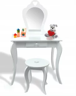 Toaletka Kosmetyczna Dla Dziewczynki Biała - Toaletki - miniaturka - grafika 1